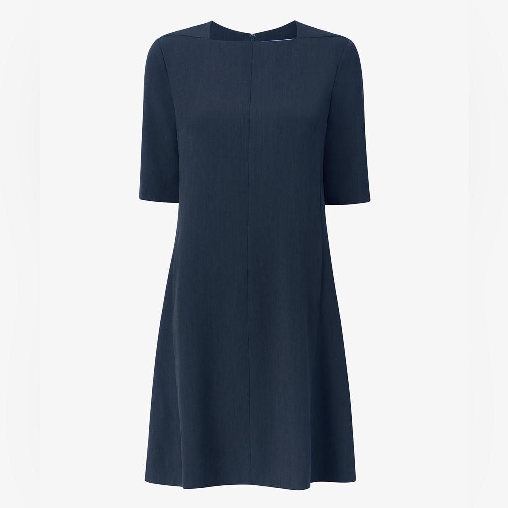 Mm Lafleur Navy Mini Dress
